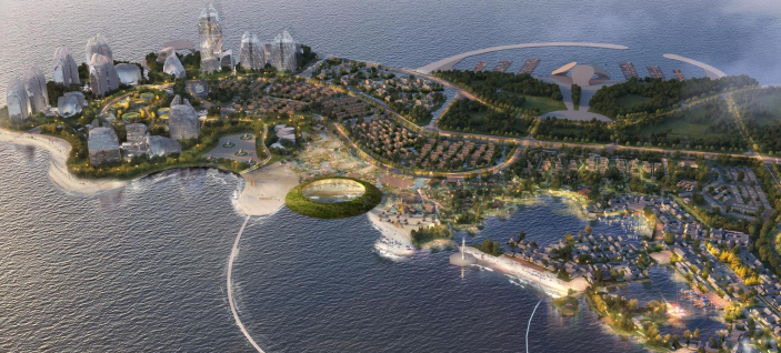 97国际成功中标中南置地唐山湾风情幼镇项目设计